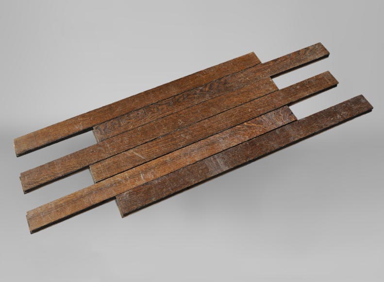 Lot de 50 m² de parquet droit en chêne Lot de 50 m² de parquet droit en chêne-0