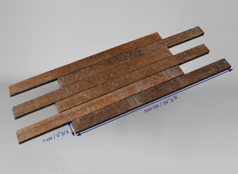 Lot de 50 m² de parquet droit en chêne Lot de 50 m² de parquet droit en chêne-7