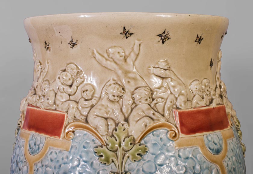 Louis-Robert CARRIER-BELLEUSE (1848 - 1913) et Faïencerie de CHOISY LE ROI (1863 - 1938) :  Louis-Robert CARRIER-BELLEUSE (1848 - 1913) et Faïencerie de CHOISY LE ROI (1863 - 1938) :