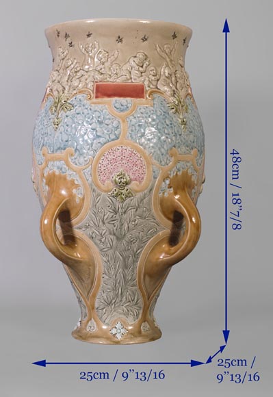 Louis-Robert CARRIER-BELLEUSE (1848 - 1913) et Faïencerie de CHOISY LE ROI (1863 - 1938) :  Louis-Robert CARRIER-BELLEUSE (1848 - 1913) et Faïencerie de CHOISY LE ROI (1863 - 1938) :