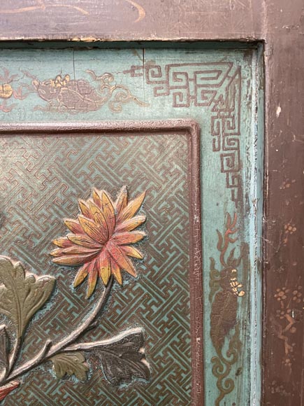 Paire de paravents chinois Paire de paravents chinois-15