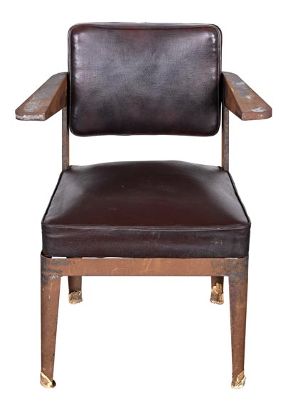 Fauteuil de PROUVÉ Jean, à prouver qu’il est de Prouvé Fauteuil de PROUVÉ Jean, à prouver qu’il est de Prouvé-2