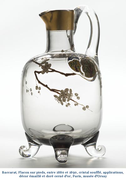 BACCARAT (attribué à), Paire de vases au décor de bambous, vers 1880 BACCARAT (attribué à), Paire de vases au décor de bambous, vers 1880-7