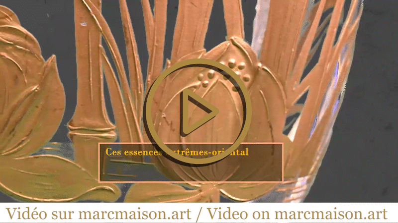 BACCARAT (attribué à), Paire de vases au décor de bambous, vers 1880 BACCARAT (attribué à), Paire de vases au décor de bambous, vers 1880-0