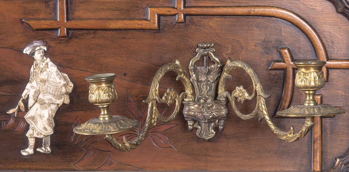 Perret et Vibert (attr. à) - Piano japonisant au dragon oriental Perret et Vibert (attr. à) - Piano japonisant au dragon oriental-12