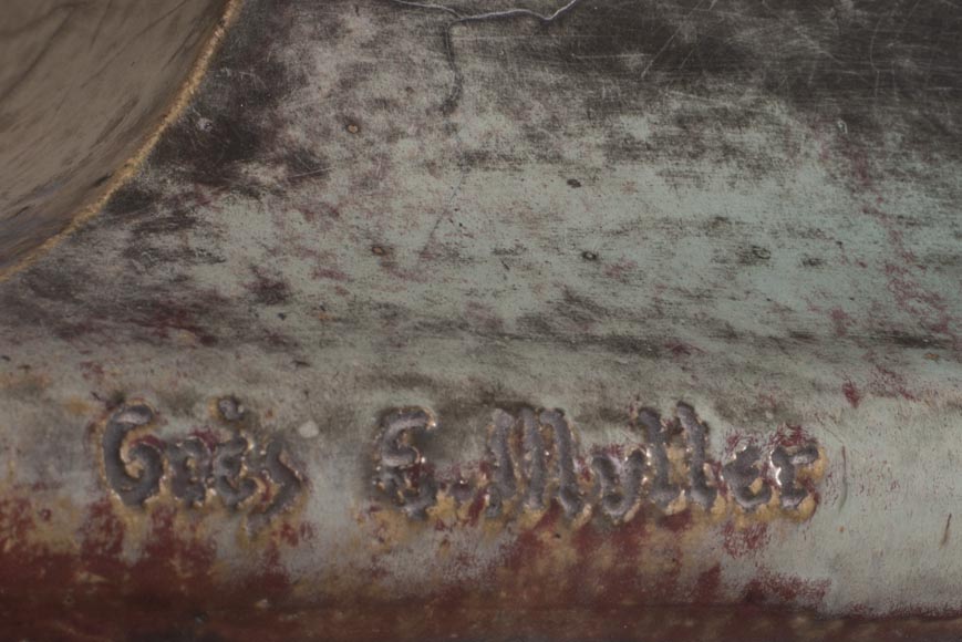 Emmanuel FREMIET (1824-1910) et Emile MÜLLER ET CIE L'Aigle et le lézard, tuiles faîtières d'après les sculptures du Château de Pierrefonds Emmanuel FREMIET (1824-1910) et Emile MÜLLER ET CIE L'Aigle et le lézard, tuiles faîtières d'après les sculptures du Château de Pierrefonds-15