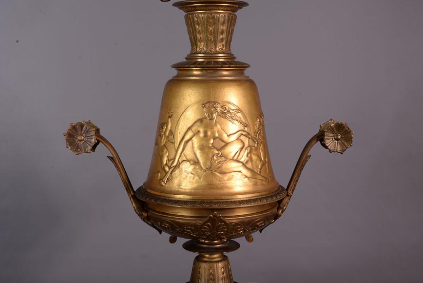 Émile Louis PICAULT (sculpteur), Alphonse Mathieu Paris (horloger) « Aurore et Crépuscule », Monumentale horloge d’exposition dans l’esprit des décors de l’hôtel Païva à Paris Émile Louis PICAULT (sculpteur), Alphonse Mathieu Paris (horloger) « Aurore et Crépuscule », Monumentale horloge d’exposition dans l’esprit des décors de l’hôtel Païva à Paris-7