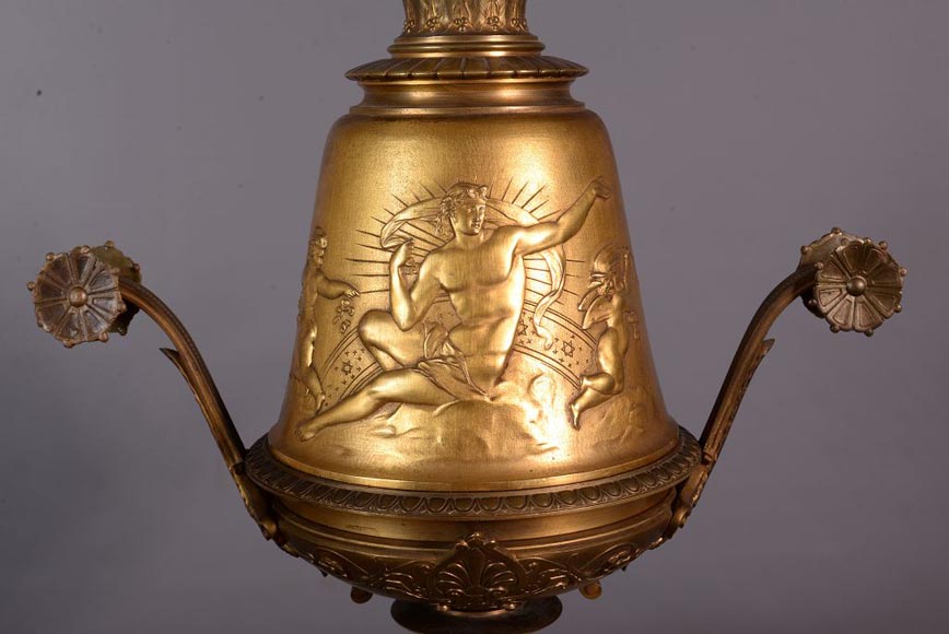 Émile Louis PICAULT (sculpteur), Alphonse Mathieu Paris (horloger) « Aurore et Crépuscule », Monumentale horloge d’exposition dans l’esprit des décors de l’hôtel Païva à Paris Émile Louis PICAULT (sculpteur), Alphonse Mathieu Paris (horloger) « Aurore et Crépuscule », Monumentale horloge d’exposition dans l’esprit des décors de l’hôtel Païva à Paris-9