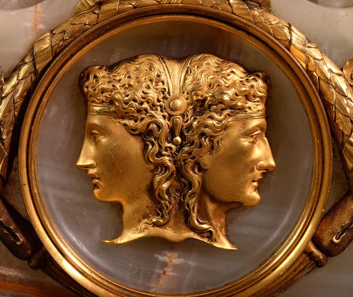 Émile Louis PICAULT (sculpteur), Alphonse Mathieu Paris (horloger) « Aurore et Crépuscule », Monumentale horloge d’exposition dans l’esprit des décors de l’hôtel Païva à Paris Émile Louis PICAULT (sculpteur), Alphonse Mathieu Paris (horloger) « Aurore et Crépuscule », Monumentale horloge d’exposition dans l’esprit des décors de l’hôtel Païva à Paris-13