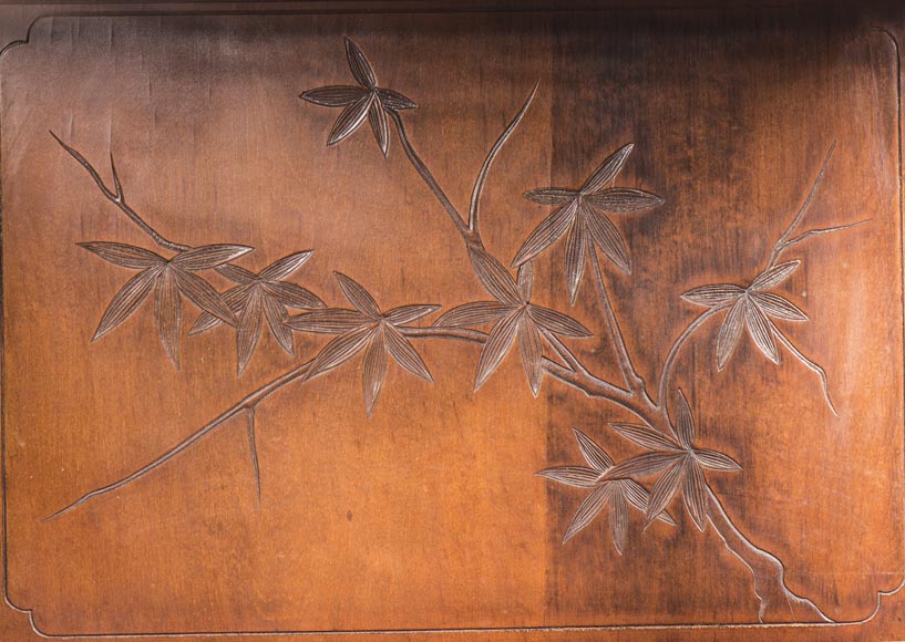 Meuble de présentation japonisant à décor d'ivoire et de laque Meuble de présentation japonisant à décor d'ivoire et de laque-11