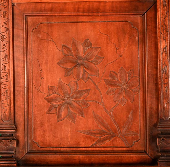 Gabriel VIARDOT (attribué à), Meuble japonisant aux panneaux incrustés de nacre, fin du XIXe siècle Gabriel VIARDOT (attribué à), Meuble japonisant aux panneaux incrustés de nacre, fin du XIXe siècle-11