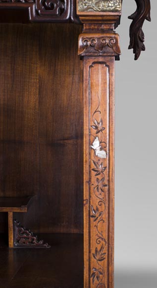 Meuble à étagères d'inspiration extrême-orientale Meuble à étagères d'inspiration extrême-orientale-7