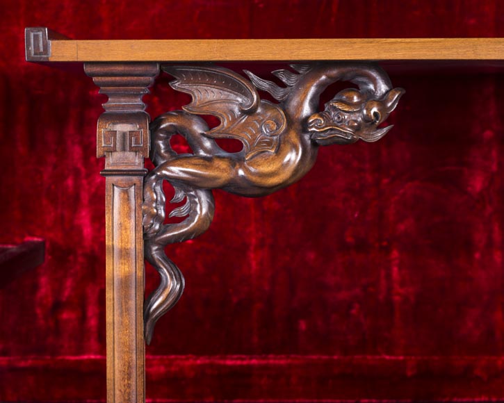 Gabriel VIARDOT (1830-1906) - Vitrine japonisante Gabriel VIARDOT (1830-1906) - Vitrine japonisante-3