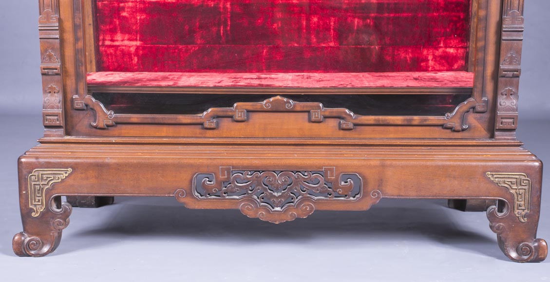 Gabriel VIARDOT (1830-1906) - Vitrine japonisante Gabriel VIARDOT (1830-1906) - Vitrine japonisante-4