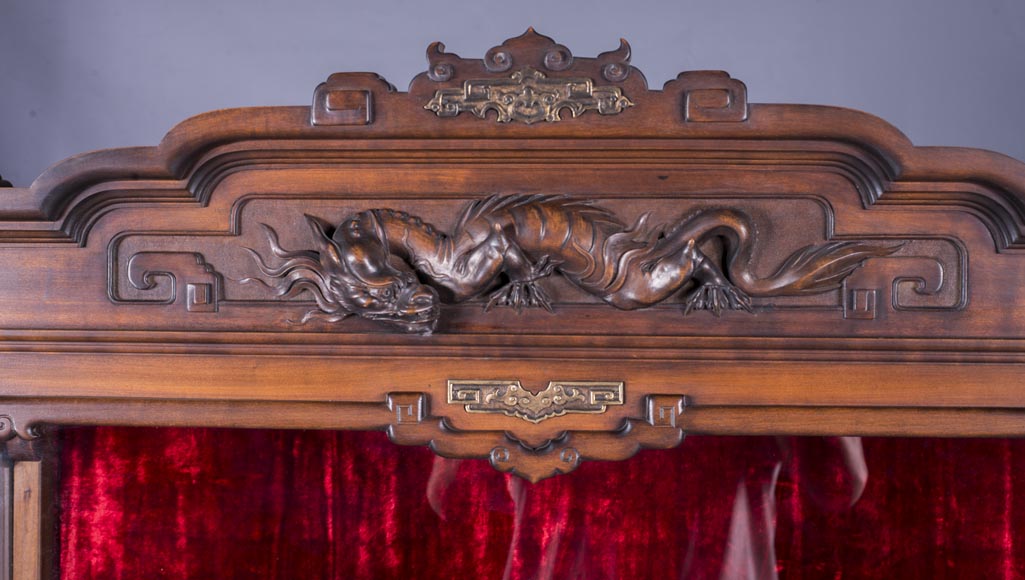 Gabriel VIARDOT (1830-1906) - Vitrine japonisante Gabriel VIARDOT (1830-1906) - Vitrine japonisante-7