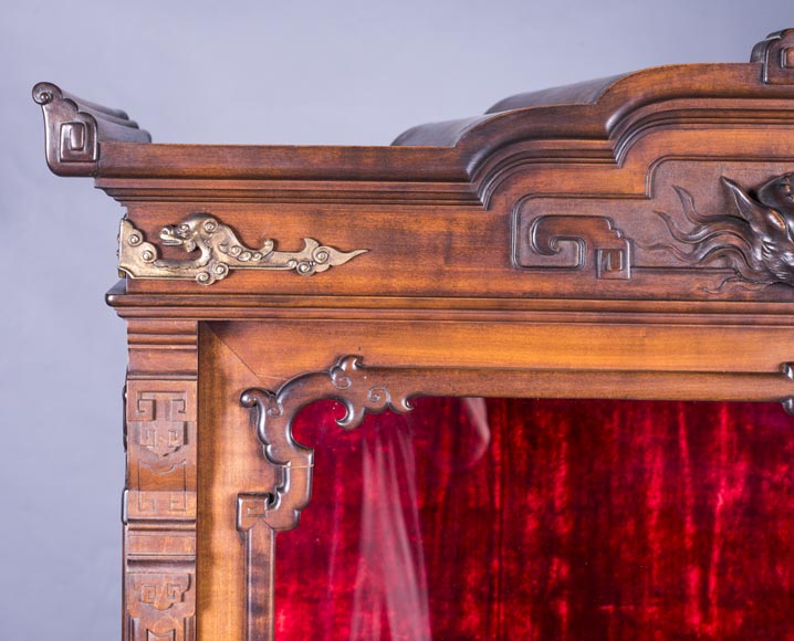 Gabriel VIARDOT (1830-1906) - Vitrine japonisante Gabriel VIARDOT (1830-1906) - Vitrine japonisante-8