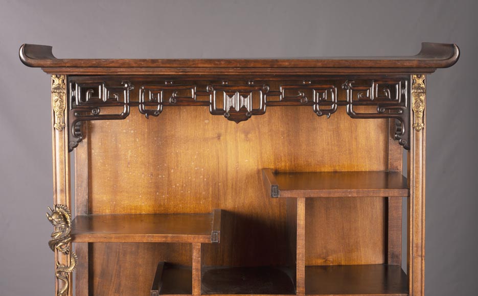 Gabriel VIARDOT (1830-1906) - Petit secrétaire d'inspiration extrême-orientale Gabriel VIARDOT (1830-1906) - Petit secrétaire d'inspiration extrême-orientale-1