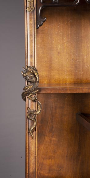 Gabriel VIARDOT (1830-1906) - Petit secrétaire d'inspiration extrême-orientale Gabriel VIARDOT (1830-1906) - Petit secrétaire d'inspiration extrême-orientale-3