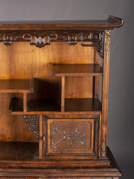 Gabriel VIARDOT (1830-1906) - Petit secrétaire d'inspiration extrême-orientale Gabriel VIARDOT (1830-1906) - Petit secrétaire d'inspiration extrême-orientale-4