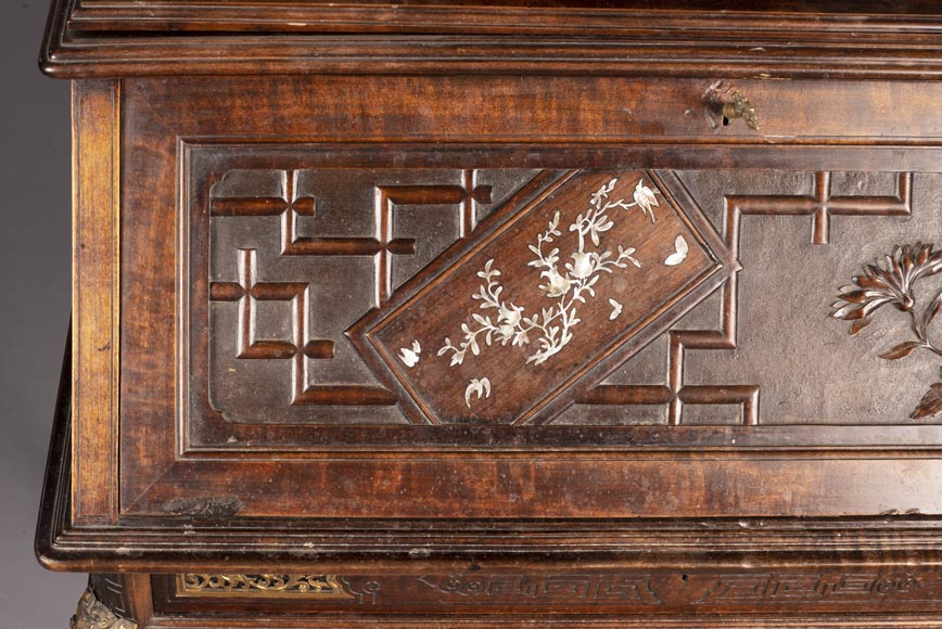 Gabriel VIARDOT (1830-1906) - Petit secrétaire d'inspiration extrême-orientale Gabriel VIARDOT (1830-1906) - Petit secrétaire d'inspiration extrême-orientale-8