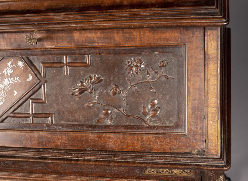 Gabriel VIARDOT (1830-1906) - Petit secrétaire d'inspiration extrême-orientale Gabriel VIARDOT (1830-1906) - Petit secrétaire d'inspiration extrême-orientale-9