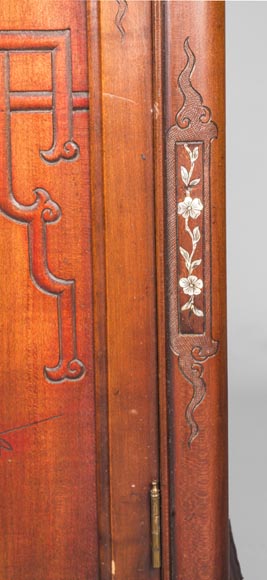 Meuble vitrine japonisant Meuble vitrine japonisant-5