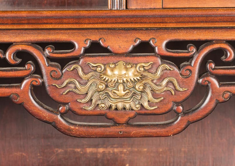 Meuble vitrine japonisant Meuble vitrine japonisant-9