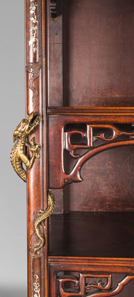 Meuble vitrine japonisant Meuble vitrine japonisant-10