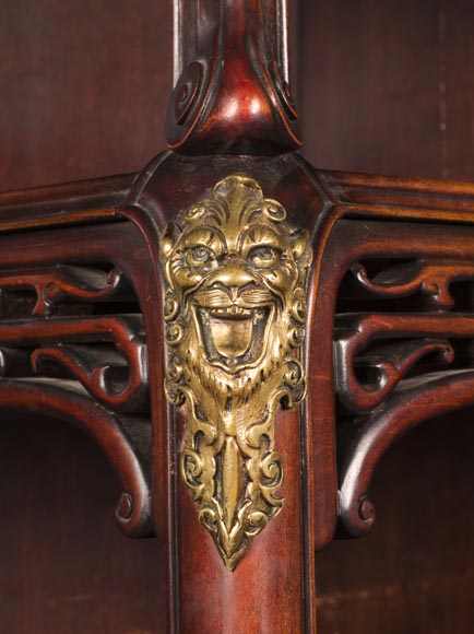 Meuble vitrine japonisant Meuble vitrine japonisant-18