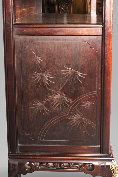 Meuble vitrine japonisant Meuble vitrine japonisant-19