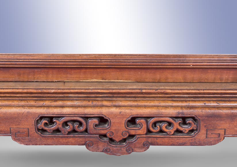 Gabriel VIARDOT (attribué à) - Armoire asymétrique à riche décor gravé et sculpté d'inspiration extrême orientale Gabriel VIARDOT (attribué à) - Armoire asymétrique à riche décor gravé et sculpté d'inspiration extrême orientale-9