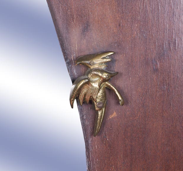 Vestiaire d'entrée japonisant à décor de pagode Vestiaire d'entrée japonisant à décor de pagode-9