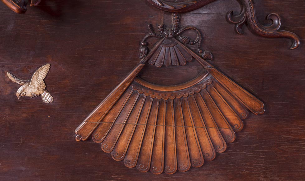 Maison des Bambous Alfred PERRET et Ernest VIBERT (attribué à) - Lit japonisant au dragon Maison des Bambous Alfred PERRET et Ernest VIBERT (attribué à) - Lit japonisant au dragon-5