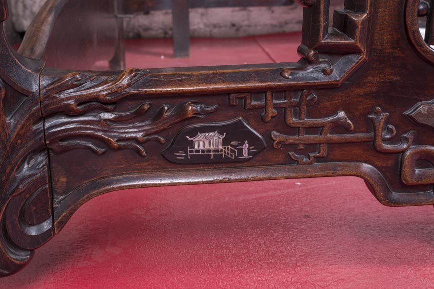 Lit asymétrique japonisant Lit asymétrique japonisant-3