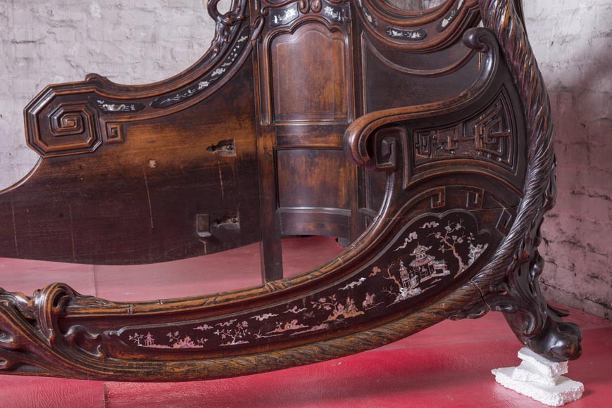 Lit asymétrique japonisant Lit asymétrique japonisant-4