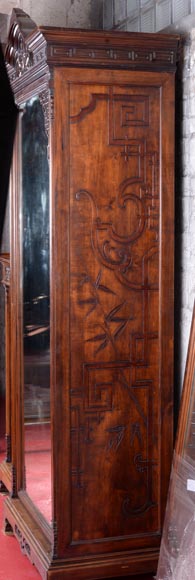 Très belle chambre à coucher japonisante en sycomore Très belle chambre à coucher japonisante en sycomore-3