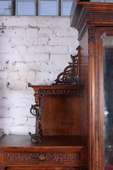 Très belle chambre à coucher japonisante en sycomore Très belle chambre à coucher japonisante en sycomore-7