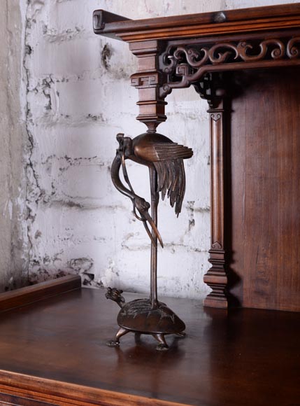 Très belle chambre à coucher japonisante en sycomore Très belle chambre à coucher japonisante en sycomore-8