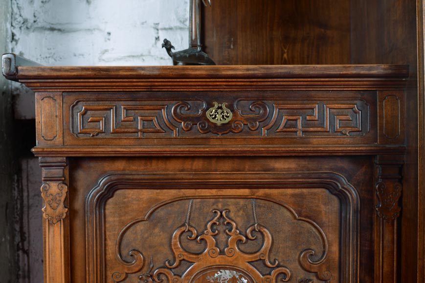 Très belle chambre à coucher japonisante en sycomore Très belle chambre à coucher japonisante en sycomore-10