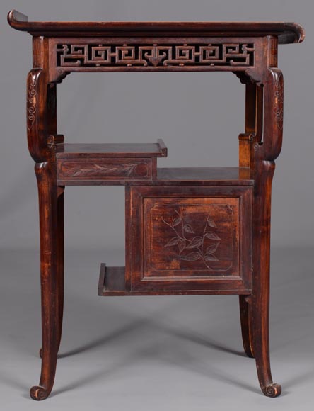 Très belle chambre à coucher japonisante en sycomore Très belle chambre à coucher japonisante en sycomore-21