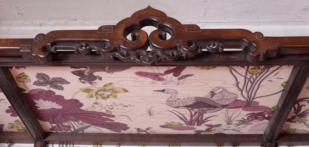 Très belle chambre à coucher japonisante en sycomore Très belle chambre à coucher japonisante en sycomore-24