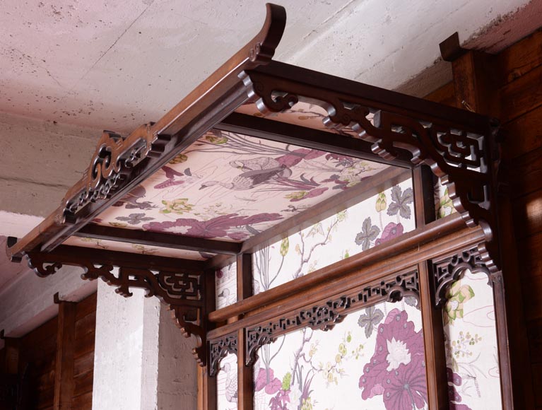 Très belle chambre à coucher japonisante en sycomore Très belle chambre à coucher japonisante en sycomore-25