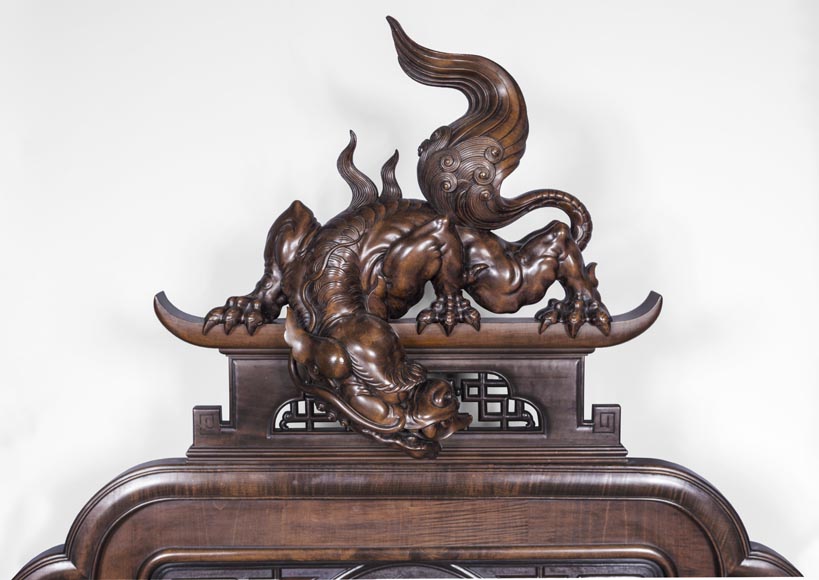 GABRIEL VIARDOT (attr. à) - Chambre à coucher composée d’une armoire et d’un lit en sycomore teinté GABRIEL VIARDOT (attr. à) - Chambre à coucher composée d’une armoire et d’un lit en sycomore teinté-6