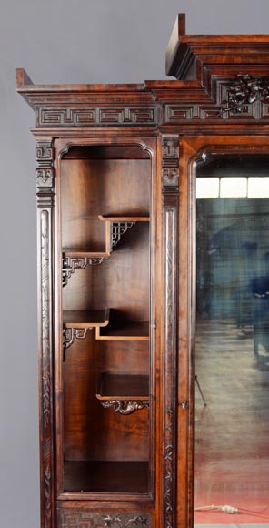 GABRIEL VIARDOT (attr. à) - Chambre à coucher composée d’une armoire et d’un lit en sycomore teinté GABRIEL VIARDOT (attr. à) - Chambre à coucher composée d’une armoire et d’un lit en sycomore teinté-15