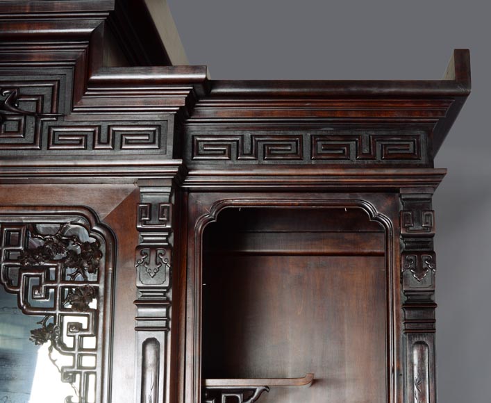 GABRIEL VIARDOT (attr. à) - Chambre à coucher composée d’une armoire et d’un lit en sycomore teinté GABRIEL VIARDOT (attr. à) - Chambre à coucher composée d’une armoire et d’un lit en sycomore teinté-16