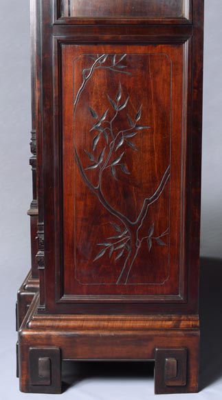 GABRIEL VIARDOT (attr. à) - Chambre à coucher composée d’une armoire et d’un lit en sycomore teinté GABRIEL VIARDOT (attr. à) - Chambre à coucher composée d’une armoire et d’un lit en sycomore teinté-19