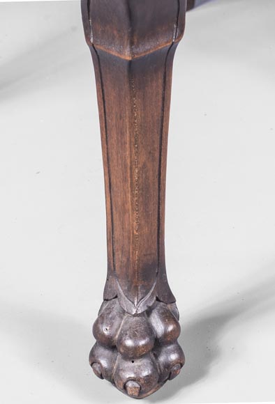 Paire de chaises à dossier ajouré dans le goût du Japon Paire de chaises à dossier ajouré dans le goût du Japon-4