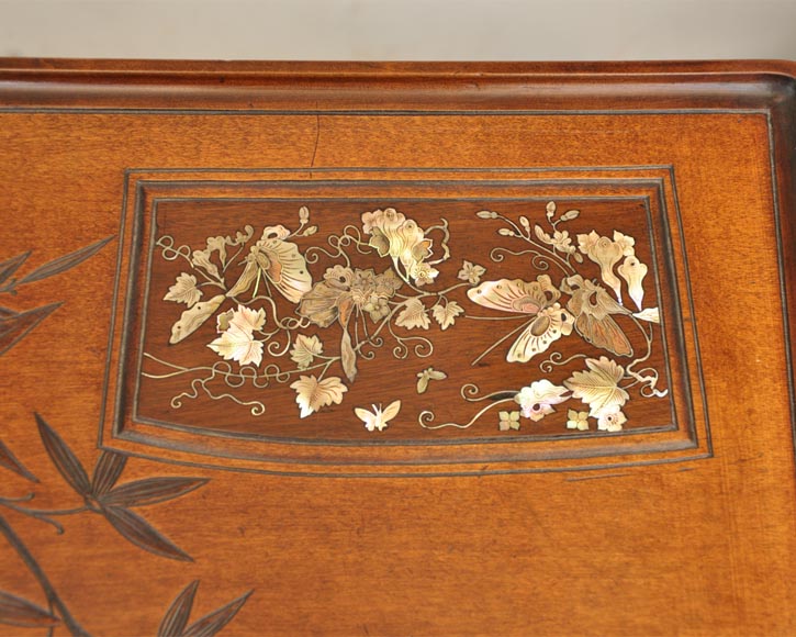 Gabriel Viardot (attribué à) - Table japonisante à ornements de bronzes dorés Gabriel Viardot (attribué à) - Table japonisante à ornements de bronzes dorés-7