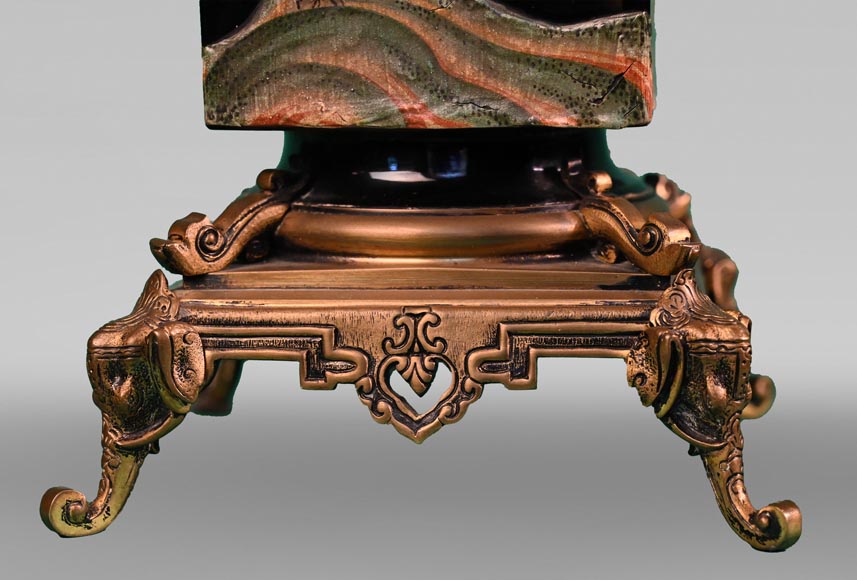 BACCARAT, Paire de vases au décor japonisant d’arbres en fleur et d’oiseaux, vers 1880 BACCARAT, Paire de vases au décor japonisant d’arbres en fleur et d’oiseaux, vers 1880-6