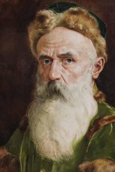 Rudolf ERNST (1854-1932) - Portrait d'un haut dignitaire Austro-Hongrois Rudolf ERNST (1854-1932) - Portrait d'un haut dignitaire Austro-Hongrois-1